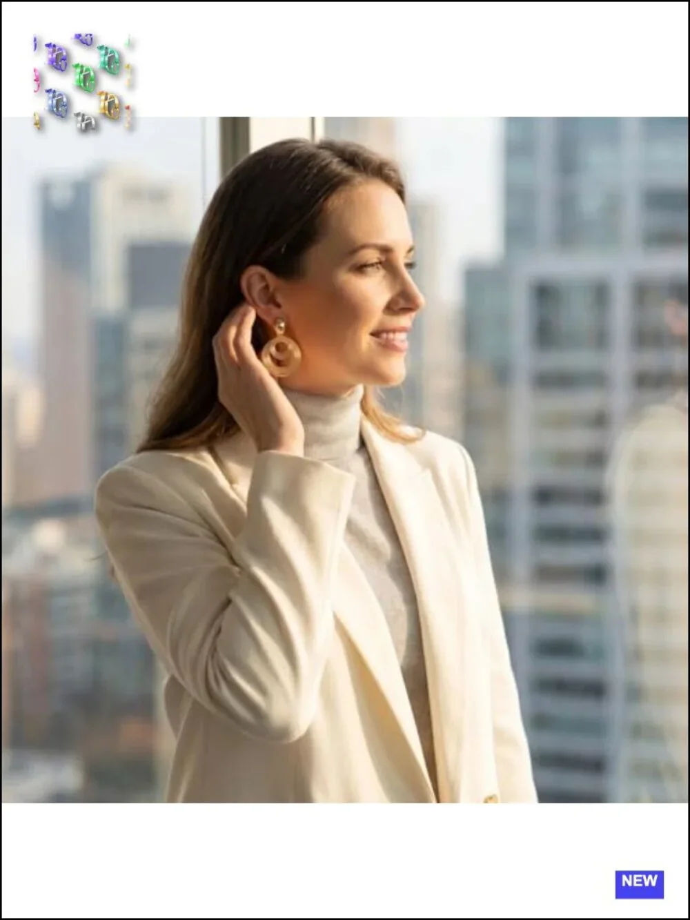 Round Multi-Layer Spiral Statement Earrings, Chunky Oversized Circular Dangle